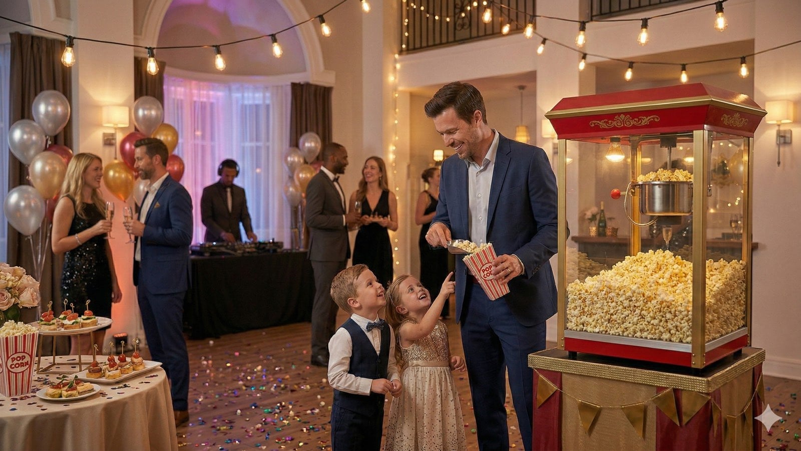 Commercial popcorn equipment